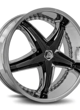 Diablo Reflection X Wheel 22x9.5 Blank 35 73.1 Chrome                                     - REF-229BLNK3573 - Image 4
